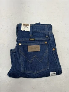 New Boys Blue Denim Wrangler Pro Rodeo Cowboy Cut Jeans. 28/32 C-2 - Picture 1 of 9
