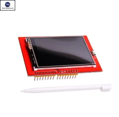 DISPLAY TFT TOUCH SCREEN A COLORI 2,4″ MODULO SHIELD PER ARDUINO UNO O MEGA R3 - Bild 1 von 4