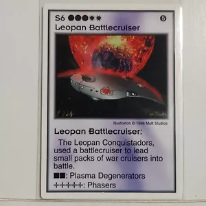 GALACTIC EMPIRES CCG -- PIRACY -- S6 LEOPAN BATTLECRUISER -- NM / MINT - Bild 1 von 1