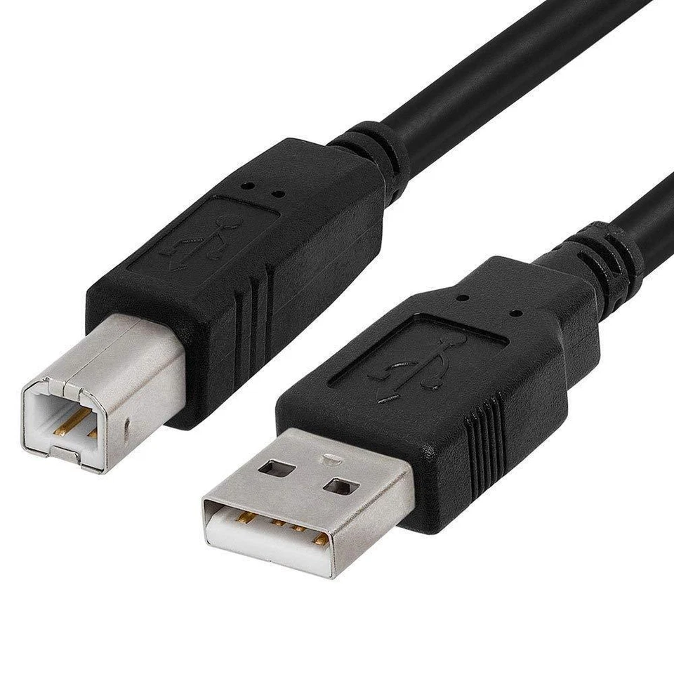 6Ft USB 2.0 Printer Cable BLACK (2 Pack) - Image 1 of 1