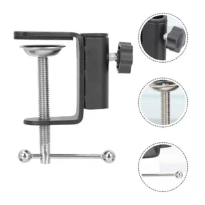 2 Pcs Base Bracket Accessories Metal Clamp C-clamp Table Mounting - Picture 1 of 12