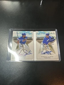 Joe Carter Roberto Alomar 2024 Boys of Summer Dual On Card Booklet Auto /50 - Picture 1 of 2