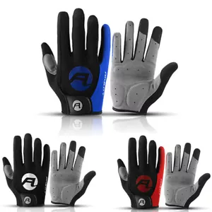 Guantes de ciclismo de verano dedo completo motocicleta ciclismo hombre pantalla táctil antideslizantes - Imagen 1 de 16