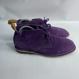 Dr. Martens Blythe Purple Suede 2-Eyelet Desert Chukka Boots Potent Purple sz 10 - Picture 1 of 8