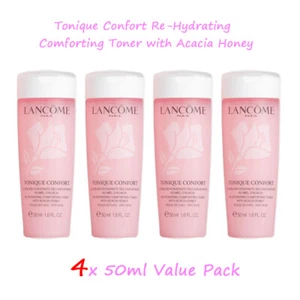 4x LANCÔME Tonique Confort Re-Hydrating Comforting Toner 50ml = 200ml - Picture 1 of 1