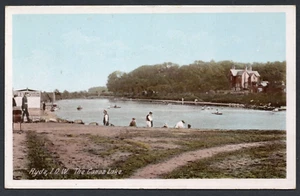 Postcard Isle of Wight Ryde the Canoe Lake early view by WPG - Picture 1 of 2