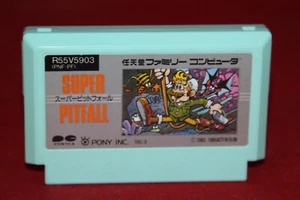 Super Pitfall (Nintendo Famicom, 1986) Authentic Game Cartridge (PNF-PF) - Picture 1 of 2