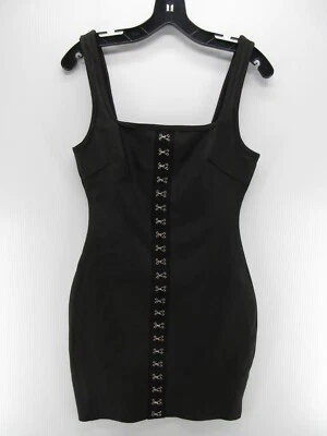 Vestido By The Way Mujer Pequeño Negro Bodycon Noches Fiesta Mini Corsé Gótico Foto 1 de 4