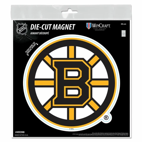 BOSTON BRUINS 6"X6" DIE-CUT MAGNET FOR INDOOR OR OUTDOOR USE HIGH QUALITY Cover