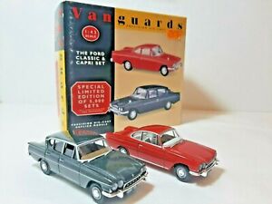 Vanguards Ford Classic & Capri Set - Vanguards CL1002 - 1:43 in Box *52612