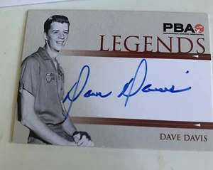 Dave Davis PBA Legends Autograph card Rittenhouse - Picture 1 of 1