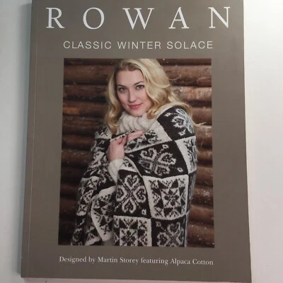 Rowan Classic Winter Solace Ladies Jacket Cardigan Sweater Knitting Patterns - Image 1 of 4