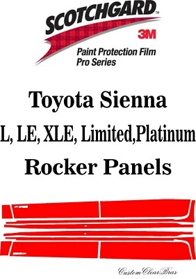 Película protectora de pintura 3M Scotchgard serie Pro 2021 2022 2023 Toyota Sienna Foto 1 de 3
