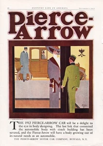 1911 Ad for the Pierce Arrow car. "delight to the eye in body designing" - Picture 1 of 1