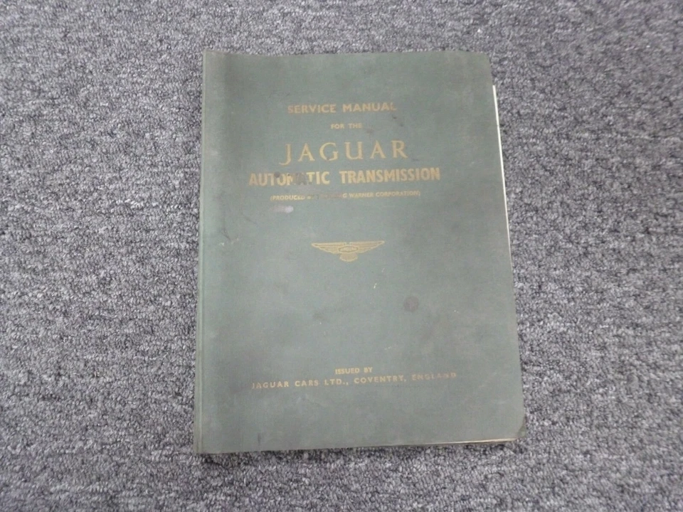 1955-1958 Jaguar XK140 Automatic Transmission Service Repair Manual 1956 1957 Foto 1 de 1