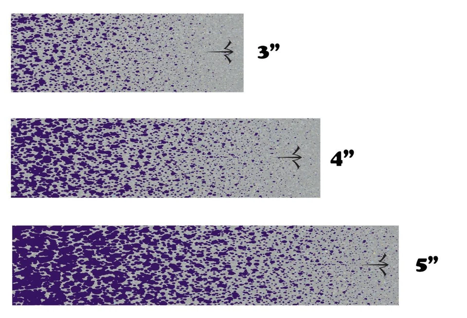 Paquete de 15 envolturas reflectantes de flechas para salpicaduras de pintura en aerosol de tiro con arco de aguas blancas Foto 1 de 1