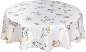 Lenox Butterfly Meadow 70-inch Round Tablecloth, New in Original Vinyl Wrap - Picture 1 of 1