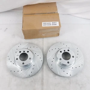 Set of Power Stop EBR1402 Vented Front Brake Rotors fits 2017-2021 BMW 230i - Picture 1 of 5