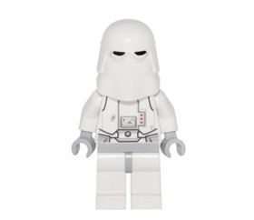Lego Snowtrooper 75146 Modified w/ Clip Ring Episode 4/5/6 Star Wars Minifigure