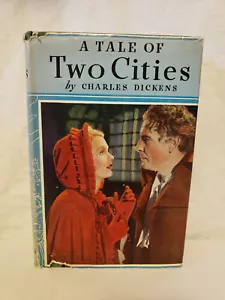 Vintage Hardcover: A Tale of Two Cities Charles Dickens mit Schutzumschlag 50er Jahre? - Bild 1 von 8