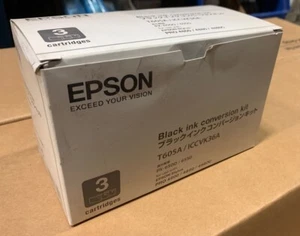 Epson Schwarz Tinte Umbausatz T605A für Stylus Pro 4800 4880 4880C ORIGINAL - Bild 1 von 1