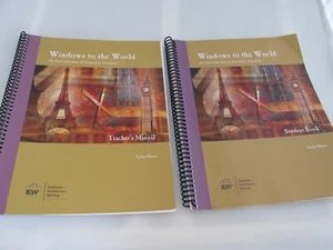 Windows to the World Lesha Myers Student Book Teacher's Manual Set Writing - Picture 1 of 6