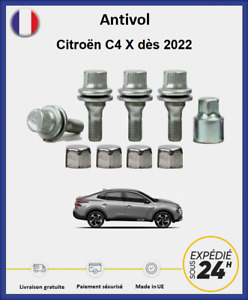 Ecrous antivol de roues Citroën C4 X dès 2022