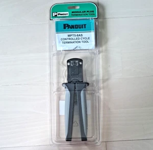 PANDUIT MPT5-8AS Herramienta de prensado de enchufe modular Crimpadora de terminación de ciclo controlado - Imagen 1 de 10