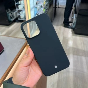 Original Montblanc Silicone Hard Cover Phone Case for Apple iPhone 14 Pro Max - Picture 1 of 7