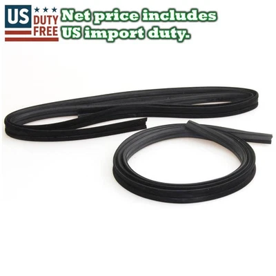 2X Door Glass Run Channels Fit 1965-86 Nissan Datsun 520 521 1500 620 720 Pickup - Image 1 of 4