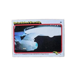 Star Trek The Motion Picture 1979 Paramount  CARD  # 36  REFURBISHED  STARSHIP - Picture 1 of 1
