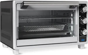 6-Slice 23-QT Toaster Oven with Built-In Air Fryer, 7-In-1 Cooking Options, 60-M - Picture 1 of 12