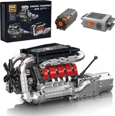 V8 Engine Building kit for Kids 8-14, Runnable Model Engine Building Sets, 1160p - Image 1 of 4