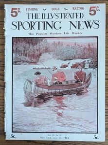 Illustrierte Sportnachrichten 1904 Woodford VT Tennis Angeln Hunde - Bild 1 von 5