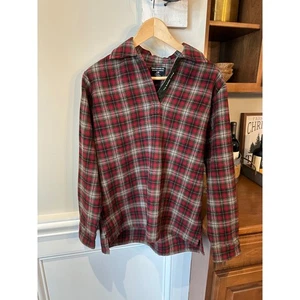 Camisa de franela vintage Polo Jeans Co Ralph Lauren mezcla de lana a cuadros para hombre talla S - Imagen 1 de 14