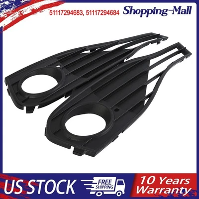 Set of 2 Front Bumper Fog Light Bezels For 2014-2020 BMW 428i 435i 430i 440i NEW - Imagem 1 de 4