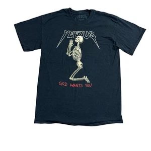 Kanye West Yeezus God Wants You Tour Merch 2013 T-Shirt Größe Medium schwarz - Bild 1 von 8