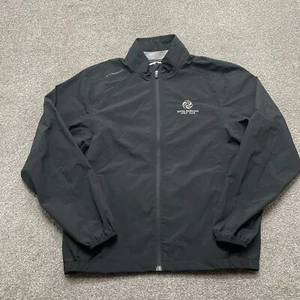 Sun Mountain Jacket Adult Small Black Full Zip Golf Windbreaker Rain Wear Mens - Picture 1 of 10