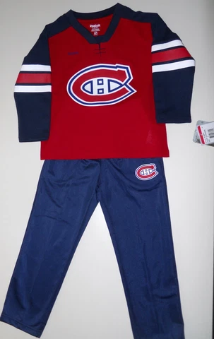 Montreal Canadiens Kids 2 pc Hockey Jersey and Pant set Cover