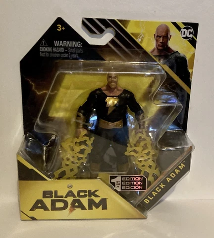 Spin Master DC Comic's Black Adam The Rock 1st Edition 4 Inch Action Figure New Cover