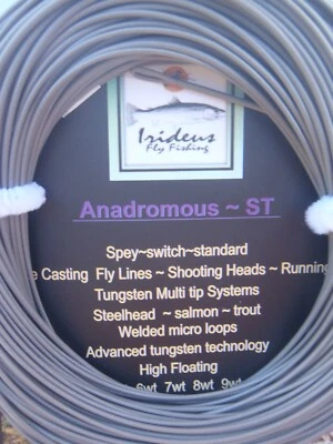 Irideus Running Fly Line 7 wt Flotante Sombra Dimensión Steelhead Salmon Foto 1 de 3