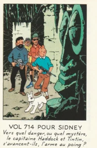 TINTIN vignette publicitaire vol 714 pour Sydney - Imagen 1 de 2