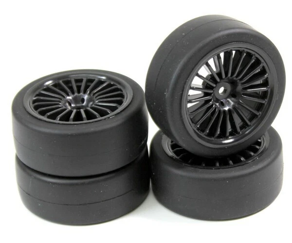 Absima 2510001 Räderset Onroad "20-Speichen / Slick" schwarz 1:10 (4) - Bild 1 von 1