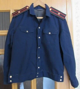 UNIFORME MILITAR SOVIÉTICO \ AZUL MARINO ABRIGO DE MAYOR - MARINA talla 50-52 - Imagen 1 de 3