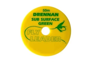 Drennan subsuperficie línea de mosca verde punta líder pesca trucha - Imagen 1 de 1