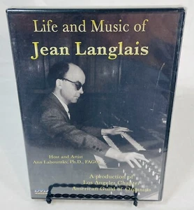 Life and Music of Jean Langlias DVD - NEW Sealed Organ Organist  - Picture 1 of 2
