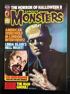 FAMOUS MONSTERS 180 1982 AMERICAN WEREWOLF IN LONDON HALLOWEEN 2 VINTAGE NM+ - Picture 1 of 1