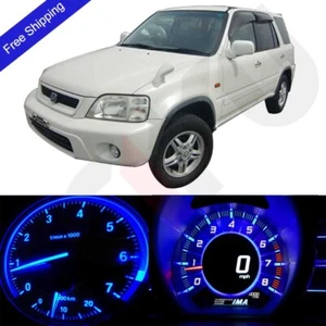 Blue LED Dash Cluster Instrument Speedo Lighting Kit Fits 1997-01 Honda CR-V MT - Picture 1 of 8