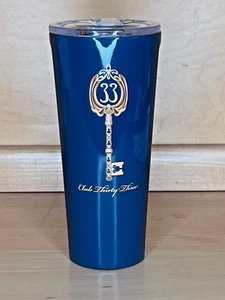 Club 33 Disneyland Limited Edition Classic Blue Corkcicle Becher Brandneu - Bild 1 von 4