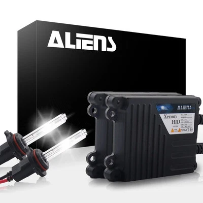 Aliens HID Xenon Headlight Conversion KIT H1 H3 H4 H7 H10 9005 9006 9004 9007 - Image 1 of 4